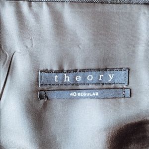 Theory Charcoal Suit 40R